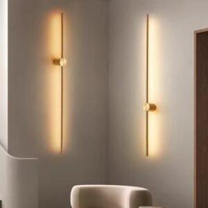 Minimalist Backlit Linear Wand LED Wall Light