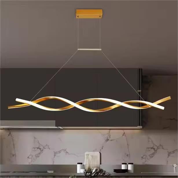 Helix Modern Linear LED Pendant
