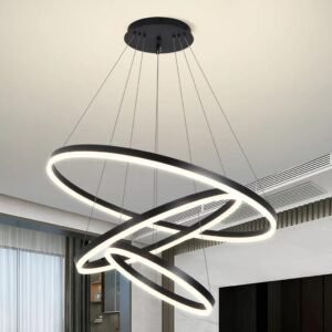 Eclipse 3-Ring LED Chandelier