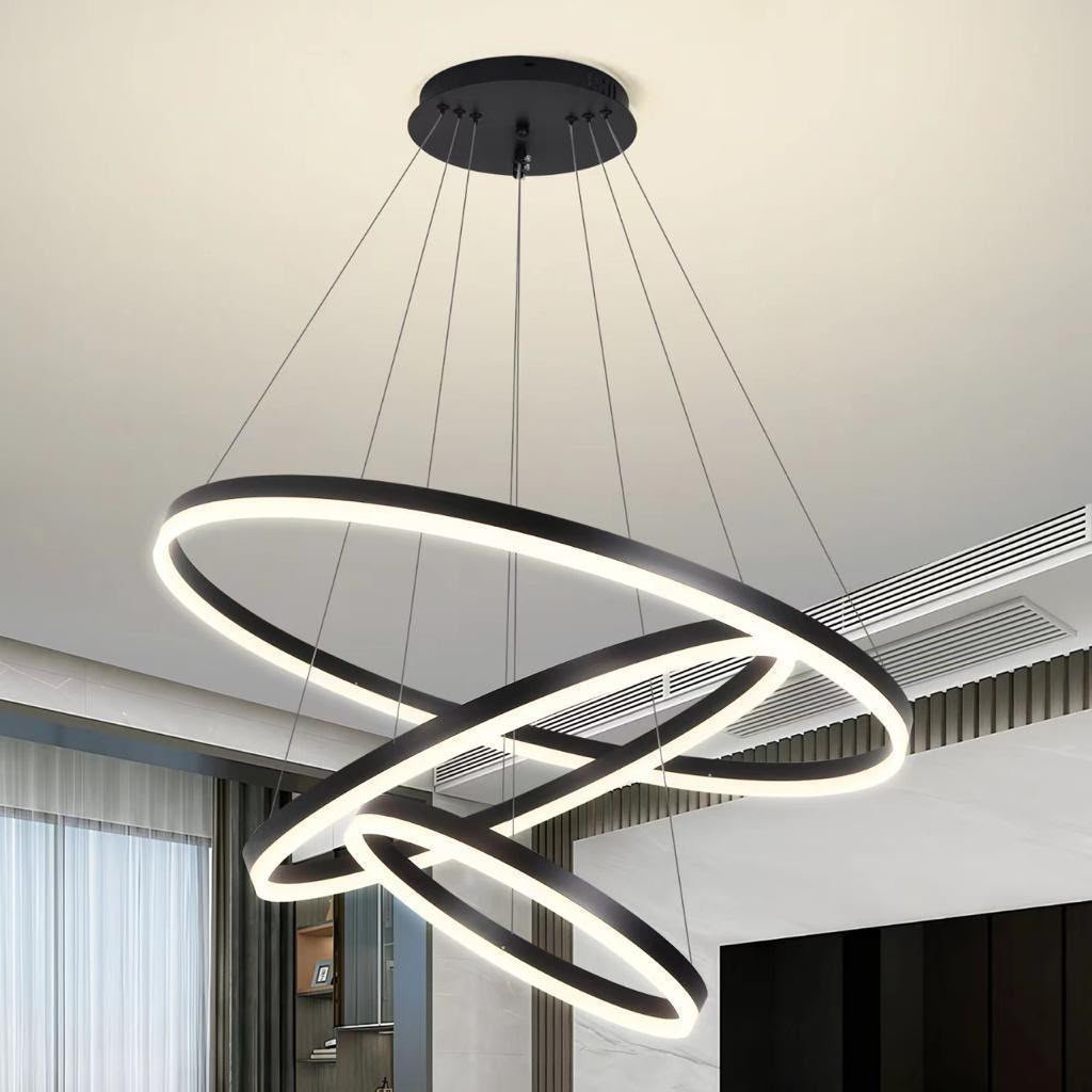 Eclipse 3-Ring LED Chandelier
