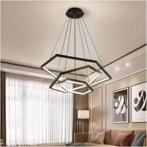 Prism 3-Tier Hexagon LED Chandelier