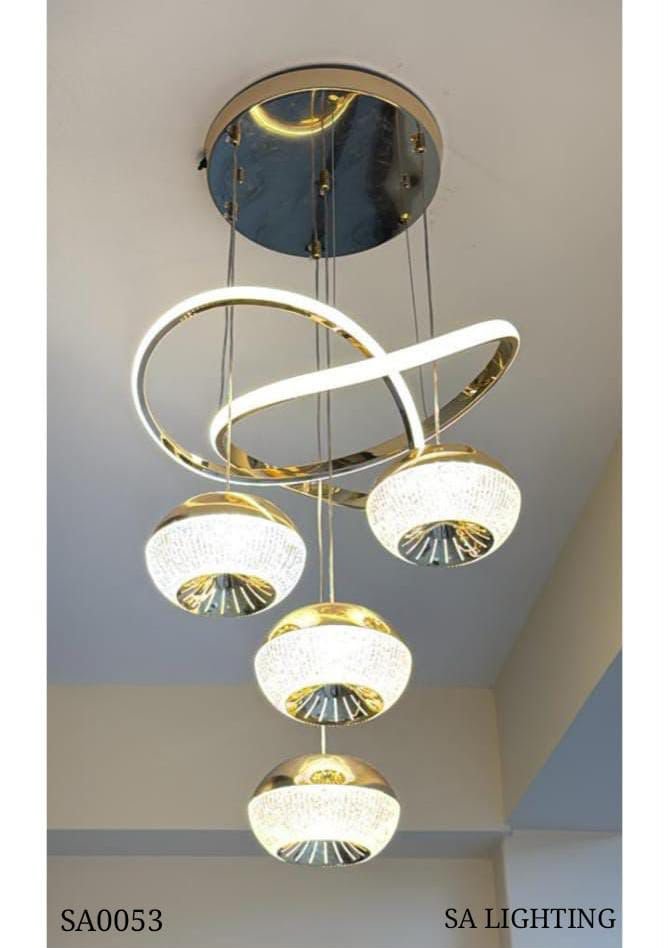 Imperial Wave & Crystal Chandelier