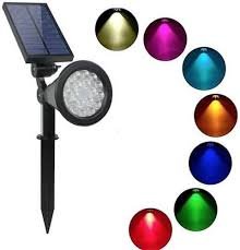 Solar Spike Light RGB - 18LED